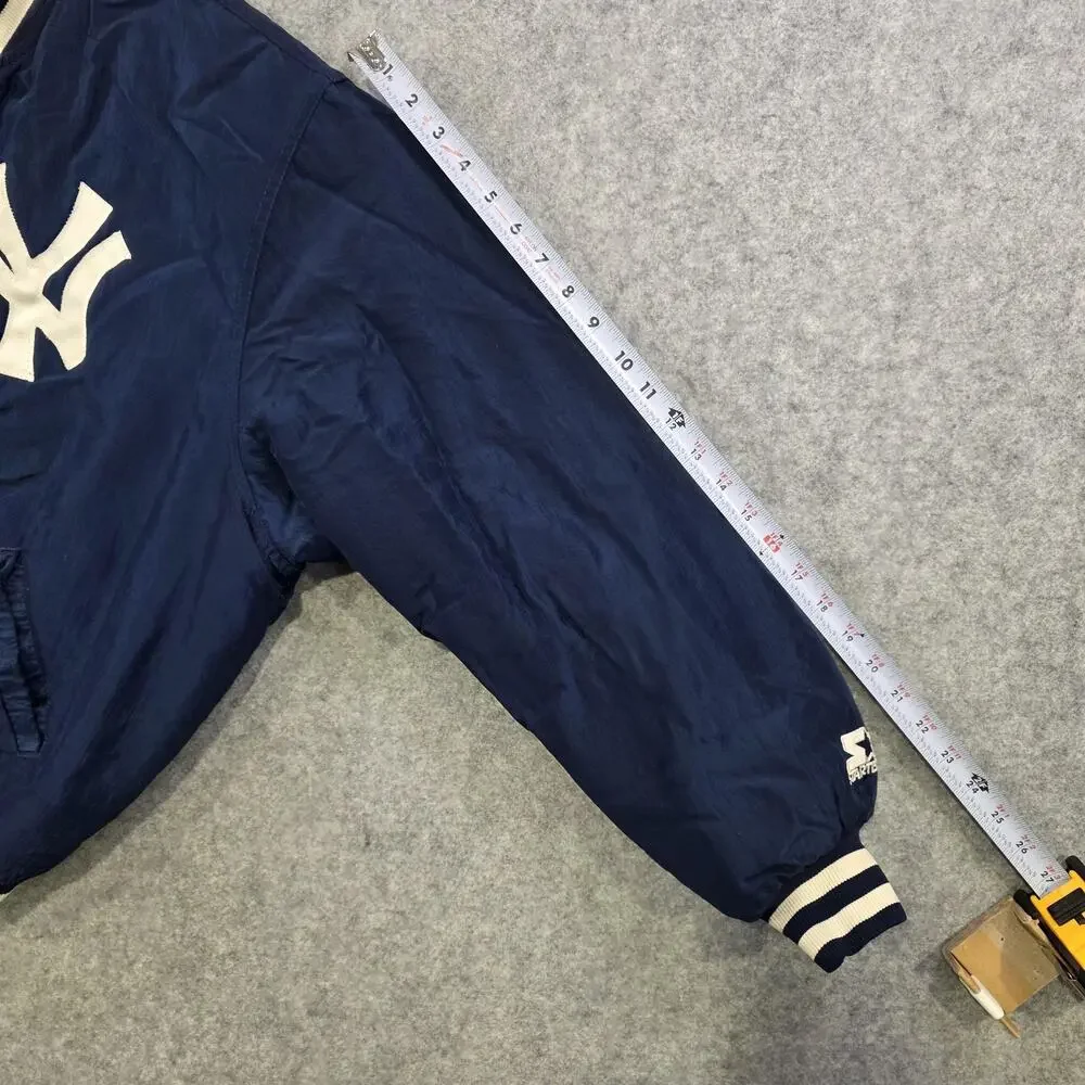Vintage New York Yankees‎ Jacket Mens XL Blue MLB Baseball Starter Varsity 90s